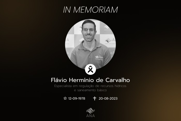 Nota de falecimento – Flávio Hermínio de Carvalho