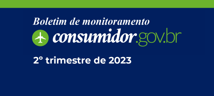 ANAC publica boletim do 2º trimestre de 2023 do Consumidor.gov.br