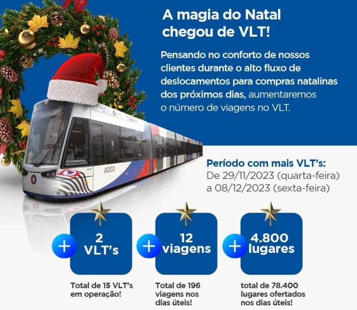 EMTU reforça operação na Baixada Santista para o período de compras de Natal