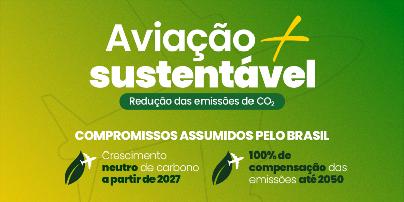 Brasil adere a acordo para aviação sustentável firmado pela OACI
