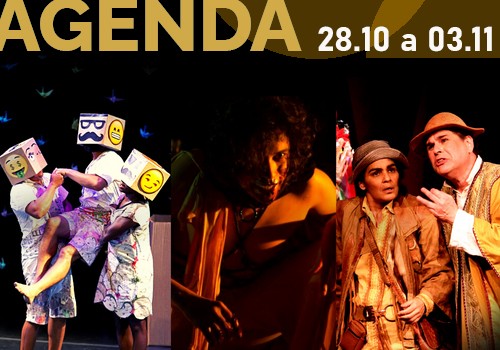 Espetáculos teatrais são os destaques da programação semanal