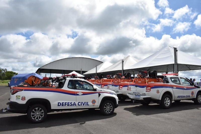 Defesa Civil de SP recebe 20 novas viaturas para municípios da região de Araçatuba